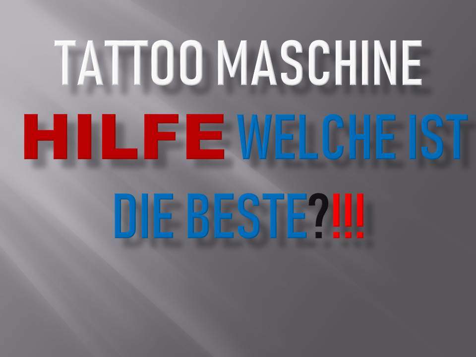 Tattoo Maschine kaufen Tattoo Maschine kaufen
