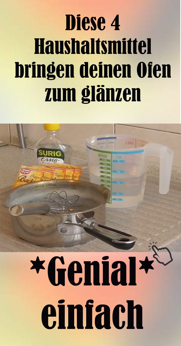 Diese 4 Haushaltsmittel bringen deinen Ofen zum glänzen Diese 4 Haushaltsmittel bringen deinen Ofen zum glänzen