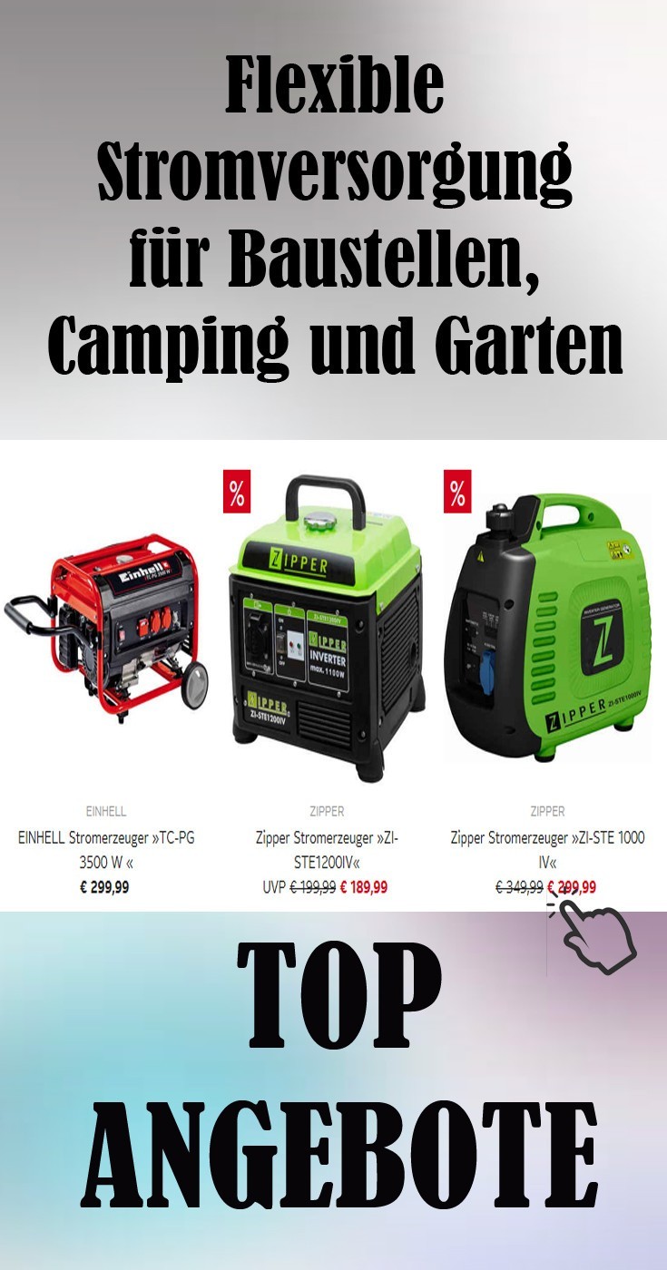 Flexible Stromversorgung für Baustellen, Camping und Garten Flexible Stromversorgung für Baustellen, Camping und Garten