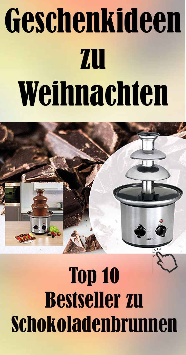 Er ist die Krone der Schokoladenschöpfung, der Mittelpunkt jeder Party mit Freunden und der Familie, kurzum der Star bei jedem Buffet – der Schokoladenbrunnen. Wir stellen Bestseller des Schokoladenverzehrs vor. #weihnachten #geschenkidee #weihnachtsfest #schokolade Schokoladenbrunnen kaufen als Geschenkidee zu Weihnachten.