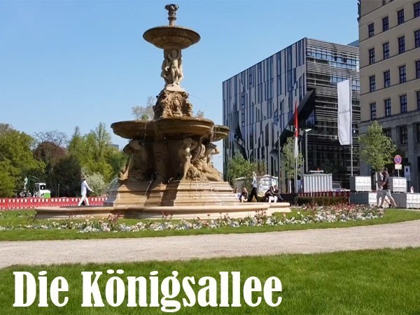 Die Königsallee Düsseldorf. #Königsallee #Düsseldorf #hotels #ferien #urlaub Die Königsallee Düsseldorf